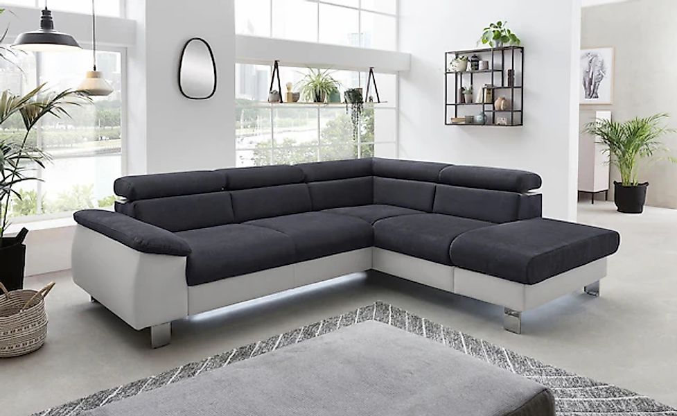 COTTA Polstergarnitur »Komaris L-Form, B: 249 bzw. 100 cm (Set: Ecksofa & H günstig online kaufen