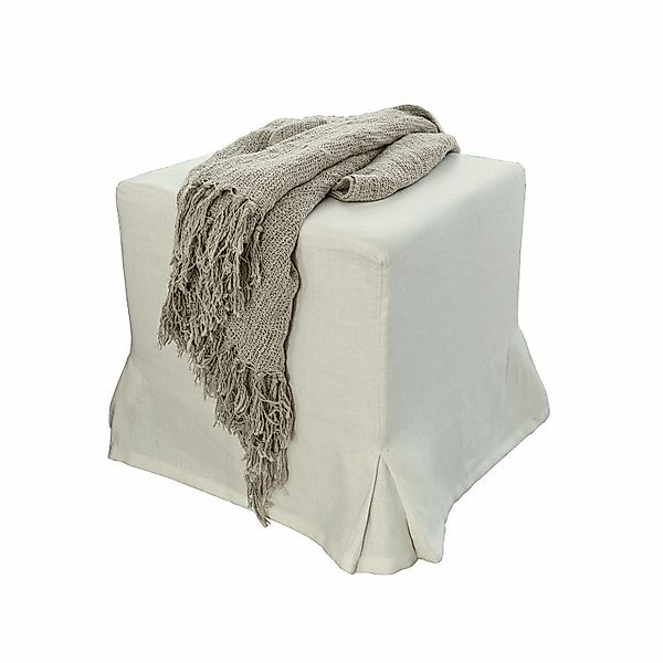 Mirabeau Hocker Hocker Ulysette leinen günstig online kaufen