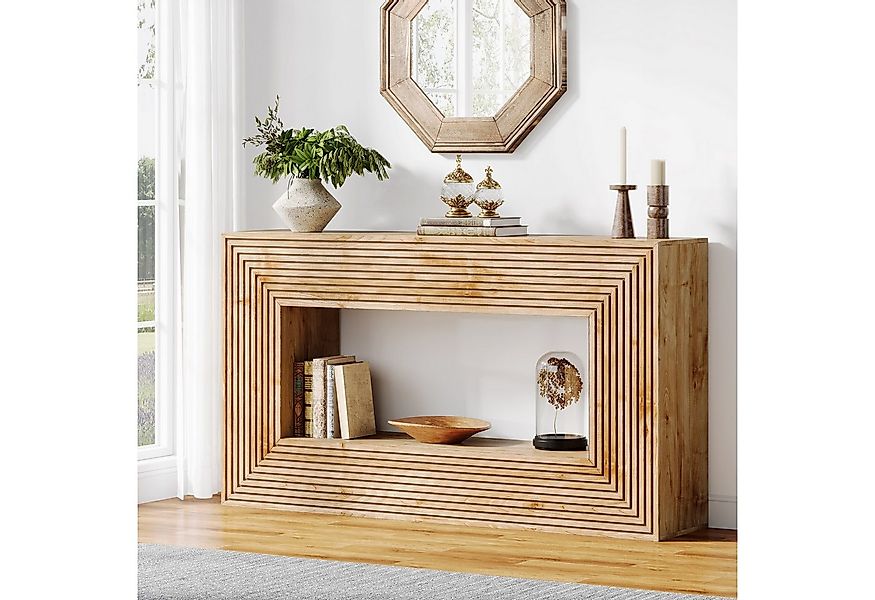 Tribesigns Konsolentisch 150 cm Flurtisch, Flur Möbel, Schmaler Sofatisch m günstig online kaufen