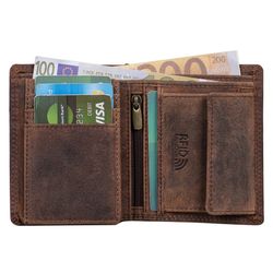 Benthill Geldbörse Herren Klein Echt-Leder Portemonnaie günstig online kaufen