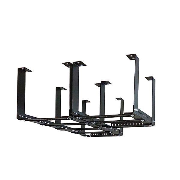 Schulte Deckenregal 3er 121,5 cm x 87 cm x 37,5 cm Schwarz günstig online kaufen