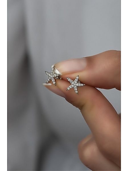 Nisan Ohrring-Set, 925 Sterling Silber Ohrringe – Sternförmige Ohrstecker m günstig online kaufen