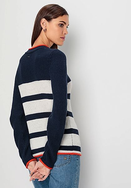 HECHTER PARIS Streifenpullover, mit Kontrastkante günstig online kaufen
