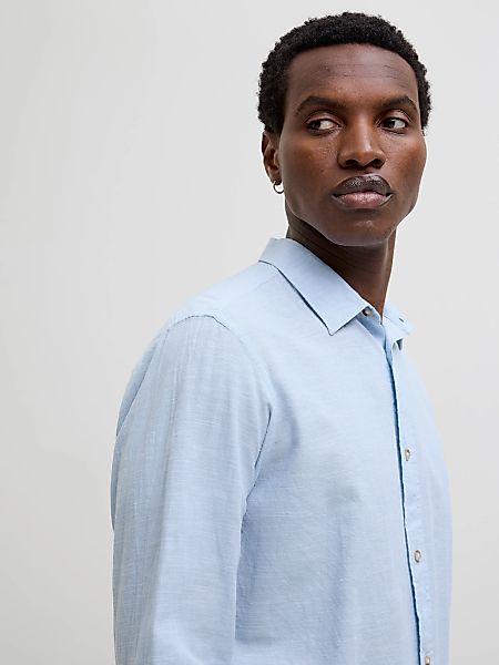 Jack & Jones Langarmhemd "JJESUMMER SHIRT LS SN" mit Hemdkragen günstig online kaufen