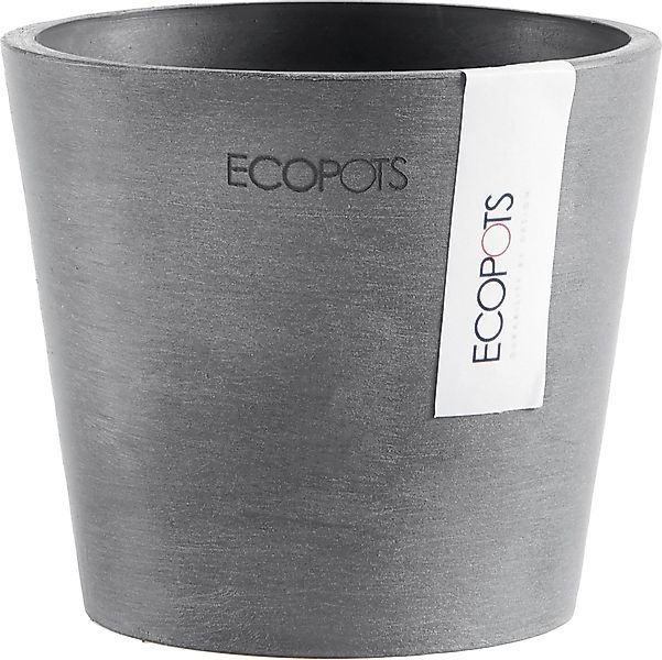 ECOPOTS Blumentopf AMSTERDAM Mini Grey, BxTxH: günstig online kaufen
