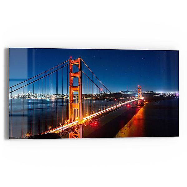 DEQORI Glasbild 'San Francisco bei Nacht', günstig online kaufen