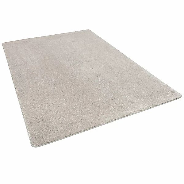 Snapstyle Hochflor Luxus Velours Teppich Touch Silbergrau 160x160cm günstig online kaufen