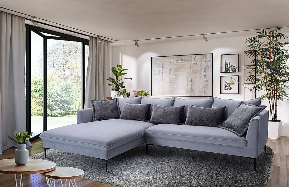 exxpo - sofa fashion Ecksofa Piazza, elegant und edel, Designsofa mit tolle günstig online kaufen