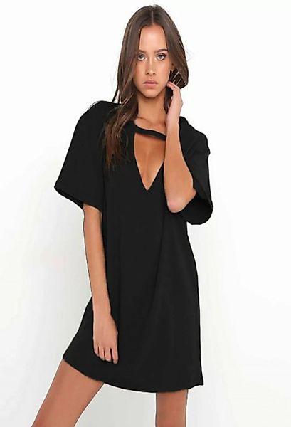SEGUEN Sommerkleid Damenkleid Sommerkleid Tunikakleid T-Shirtkleid Knielang günstig online kaufen