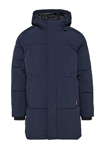QS Steppjacke Mantel (1, 1-St) gesteppt, Kapuze, verdeckte Knopfleiste günstig online kaufen
