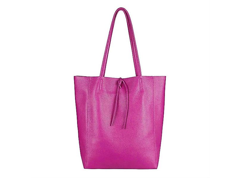 ITALYSHOP24 Schultertasche Made in Italy Damen Premium Leder SHOPPER Tasche günstig online kaufen