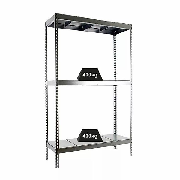 PROREGAL Schwerlastregal Big Metal Yeti Three HxBxT 200 x 120 x 75 cm Fachl günstig online kaufen