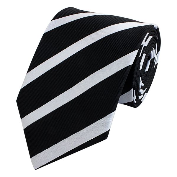 Fabio Farini Krawatte Herren Krawatte Schwarz günstig online kaufen