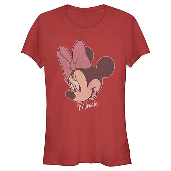 Disney Classics - Micky Maus - Minnie Maus Minnie Big Face Distressed - Fra günstig online kaufen