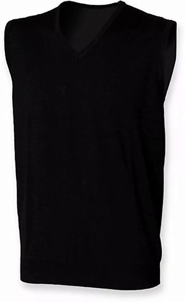 Henbury Sweatshirt Men´s Sleeveless V-Neck Jumper günstig online kaufen