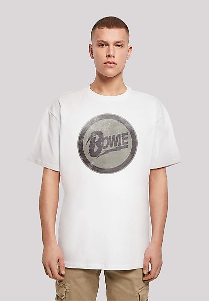 F4NT4STIC T-Shirt "David Bowie Rock Music Band Circle Logo", Print günstig online kaufen