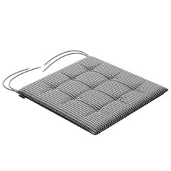 Stuhlkissen Jonas mit Bindeschnur, schwarz-beige, 40 x 40 x 3,5 cm, Living günstig online kaufen