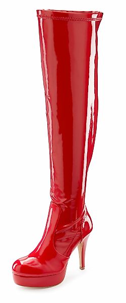 LASCANA Belle Affaire Overkneestiefel "High-Heel-Stiefelette mit Plateau,", günstig online kaufen