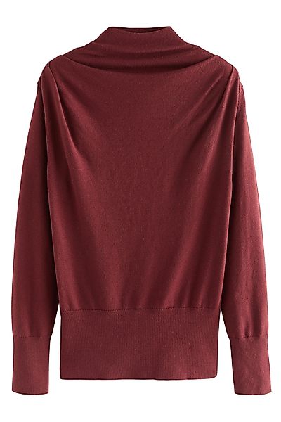 Next Strickpullover Stricktop mit Drapierung und günstig online kaufen