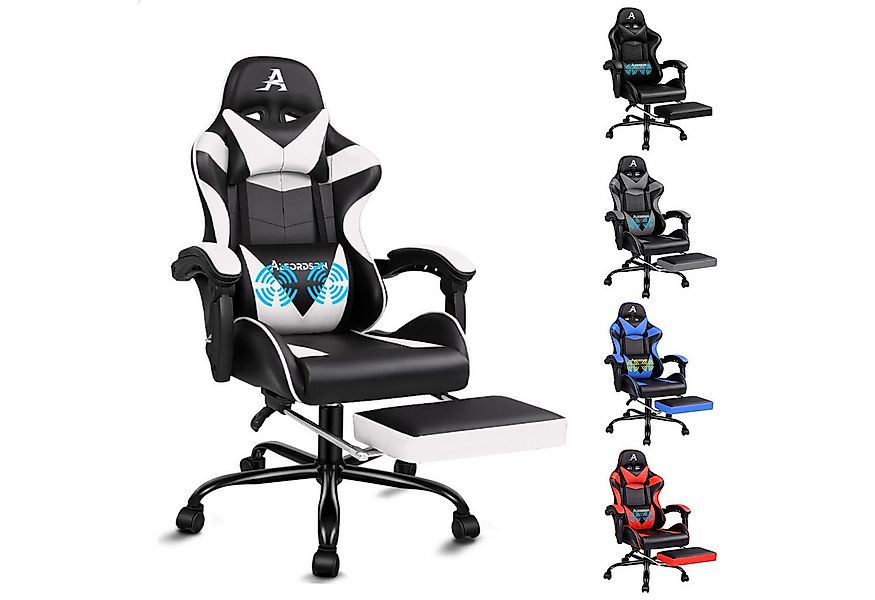 ALFORDSON Gaming-Stuhl Ergonomischer Racing Gaming-Bürostuhl, neigbar und h günstig online kaufen
