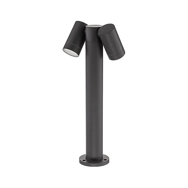 PRIOS Außenleuchte Tulimar 5044007 Modern in Schwarz aus Aluminium 2-flammi günstig online kaufen