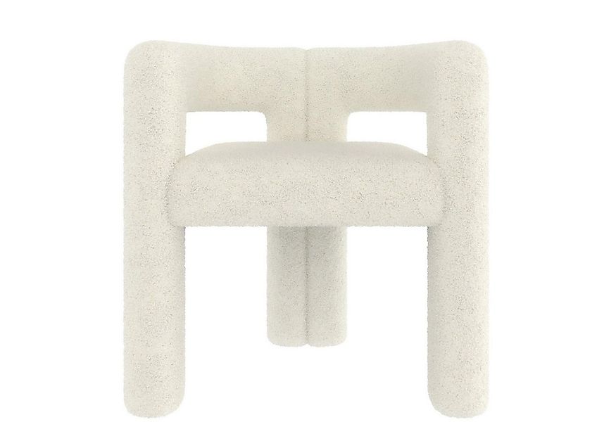 LVHOM Esszimmerstuhl Designersessel mit Teddy-Flor: Ergonomisch, Robust & V günstig online kaufen