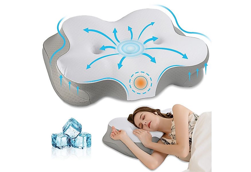 Esun Schönheitskissen Nackenstützkissen, Kopfkissen Memory Foam, Kissen Sei günstig online kaufen