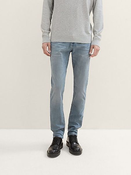 Tom Tailor Herren Jeans JOSH - Slim Fit - Blau - Dark Stone Blue Grey Denim günstig online kaufen