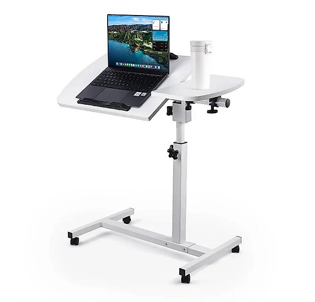 GarveeMore Schreibtisch Auf Rollen 60×40Cm Laptoptisch Höhenverstellbar Bei günstig online kaufen