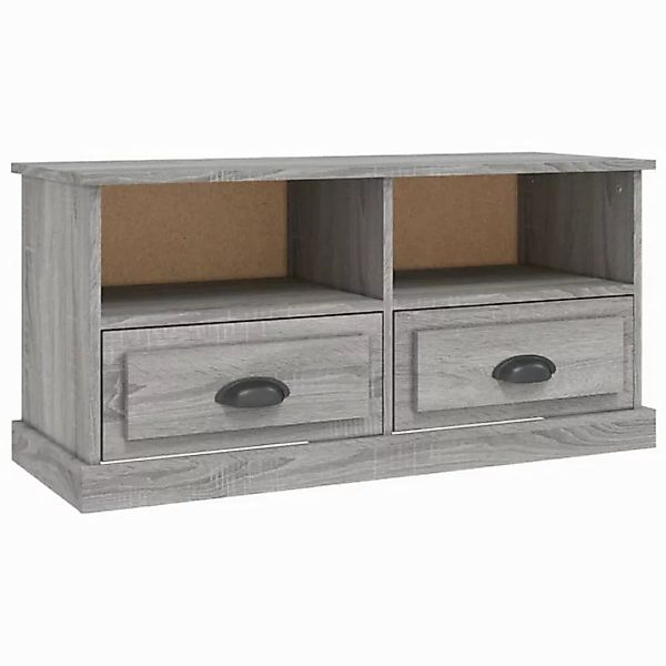 furnicato TV-Schrank Grau Sonoma 93x35,5x45 cm Holzwerkstoff (1-St) günstig online kaufen