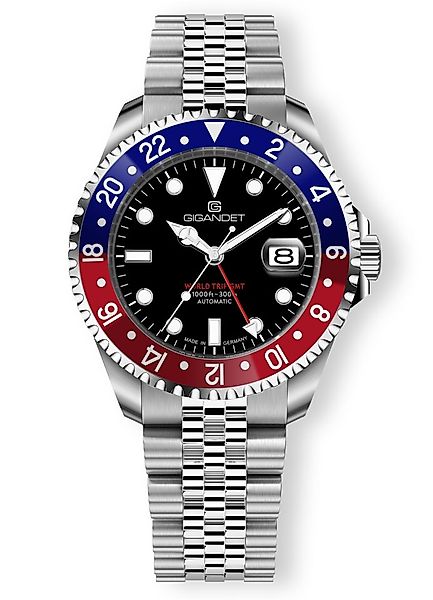 Gigandet Automatikuhr Made in Germany, Saphirglas, WORLD TRIP GMT - G1000-0 günstig online kaufen