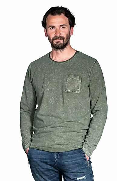 Zhrill Longsleeve Sweatshirt NICO Olive (0-tlg) günstig online kaufen