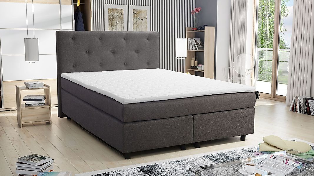 Küchen-Preisbombe Boxspringbett 140x200 Hotelbett Bonellfederkern Bett günstig online kaufen