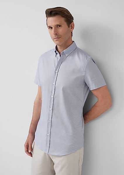 s.Oliver BLACK LABEL Kurzarmhemd Tailored Fit: günstig online kaufen