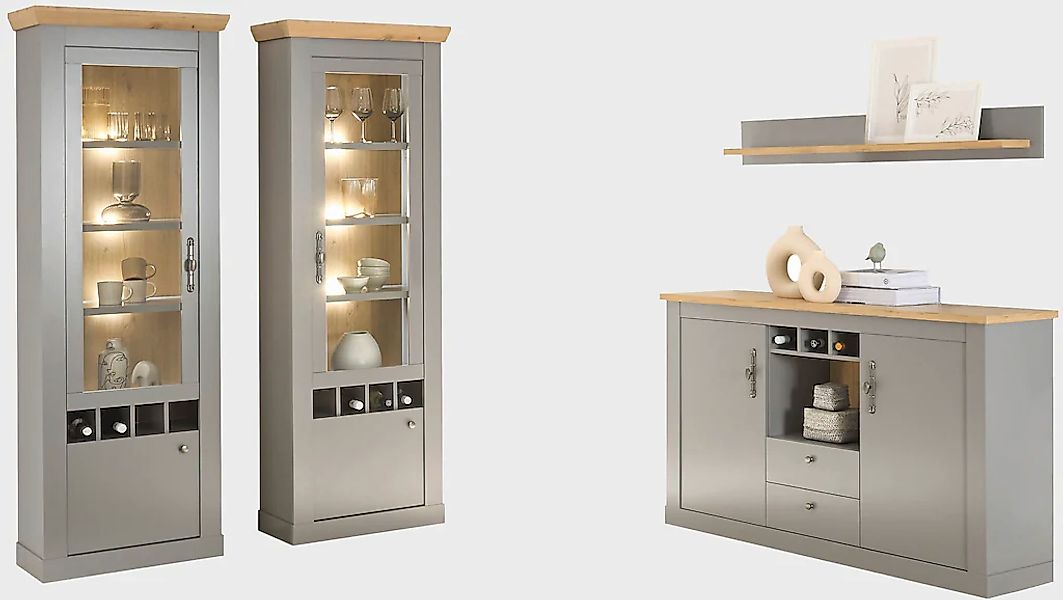 Home affaire Wohnwand "Chambord" 4 Stk. tlg. günstig online kaufen