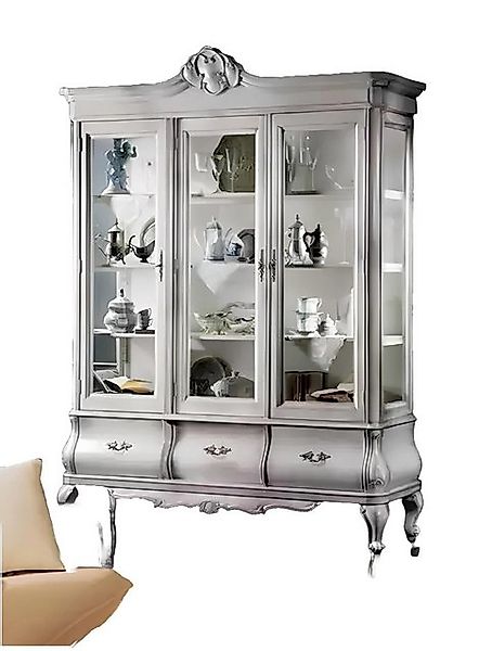 Xlmoebel Vitrine Luxuriöser Holzschrank Klassisches Sideboard Möbel Italien günstig online kaufen