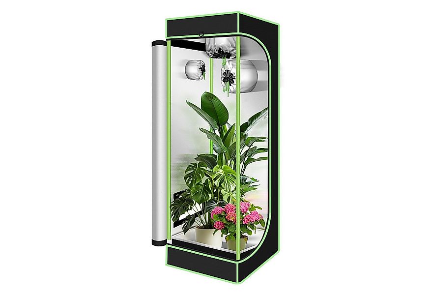 Clanmacy Anlehngewächshaus Growbox Anbau Zelt Growzelt Gewächszelt Zuchtsch günstig online kaufen