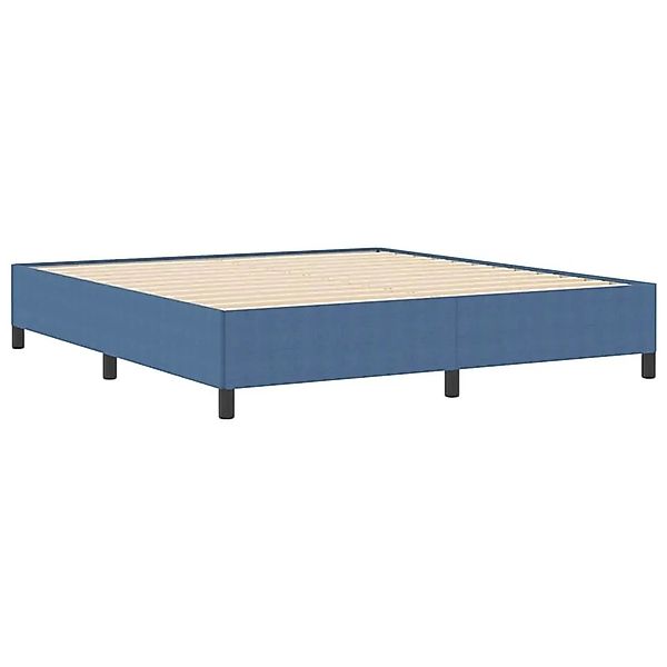 vidaXL Bettgestell Blau 180 x 200 cm Cordstoff 42006985 günstig online kaufen
