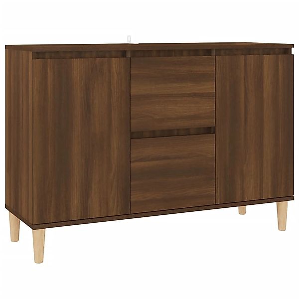 vidaXL Sideboard Braun Eichen-Optik 103,5x35x70 cm Holzwerkstoff 815164 günstig online kaufen