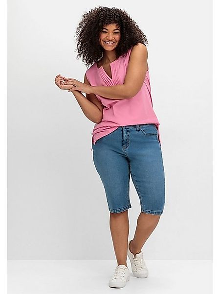Sheego Jeansbermudas Große Größen im Curvy-Schnitt PIA günstig online kaufen