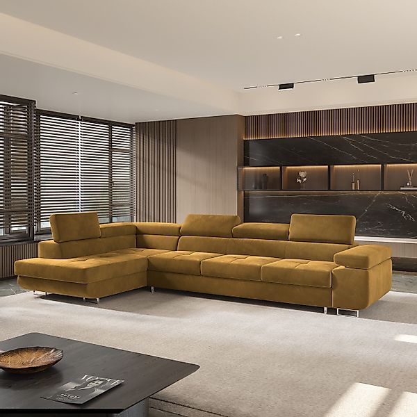 Masseno Ecksofa VICENTE mit Schlaffunktion L-Form, günstig online kaufen