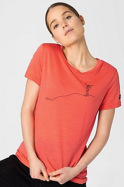 SUPER.NATURAL Print-Shirt Merino T-Shirt W GIPFELGLÜCK günstig online kaufen
