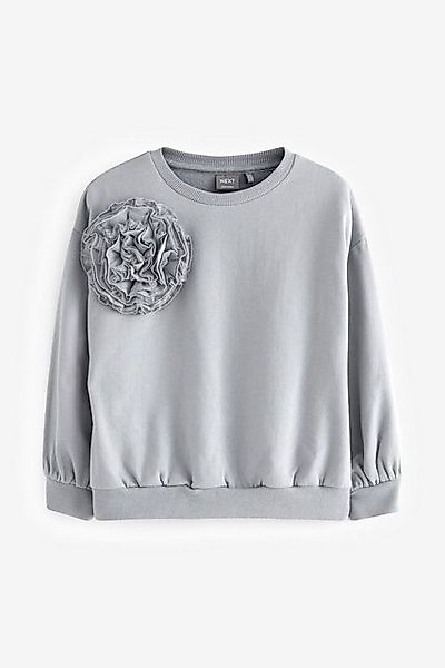 Next Sweatshirt Sweatshirt mit Ansteckblume (1-tlg) günstig online kaufen