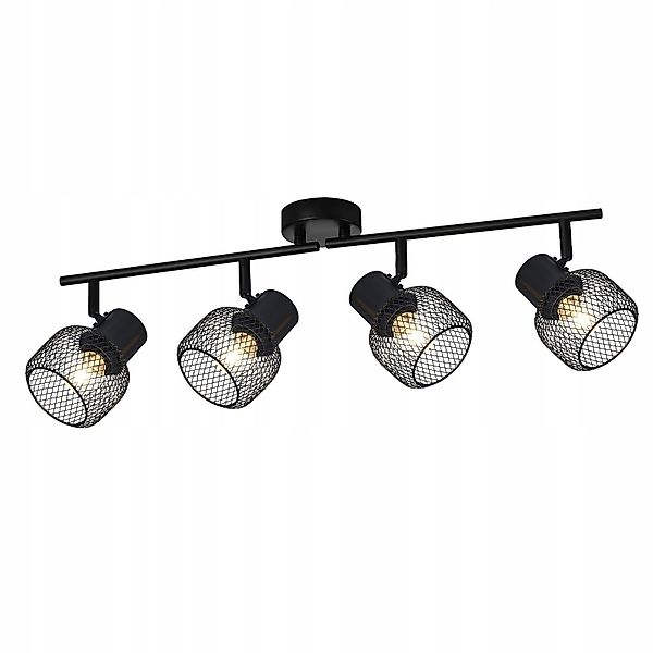 ZMH LED Deckenleuchte Whonzimmer Schwarz 4 günstig online kaufen