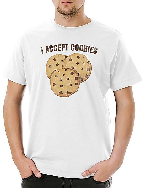 Urban Backwoods Print-Shirt Urban Backwoods I Accept Cookies Herren T-Shirt günstig online kaufen