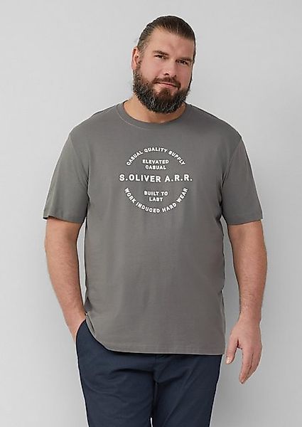 s.Oliver Kurzarmshirt T-Shirt mit Artwork günstig online kaufen