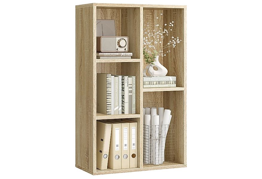 VASAGLE Bücherregal Standregal, Bücherschrank, mit 4/5/7/8 Fächern, Büroreg günstig online kaufen