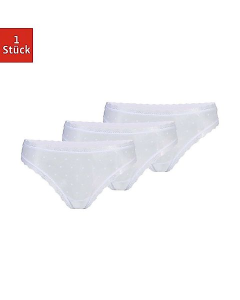 SNOCKS Tanga String Damen Unterhose (3-St) mit Spitze, unsichtbar unter dei günstig online kaufen