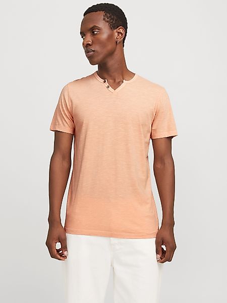 Jack & Jones T-Shirt JJESPLIT NECK günstig online kaufen