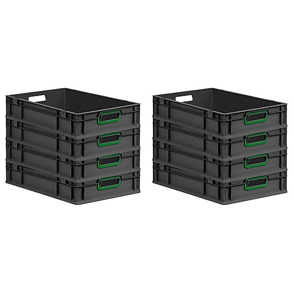 PROREGAL SuperSparSet 8x Eurobox Nextgen Color HxBxT 12x40x60cm 23 Liter Gr günstig online kaufen